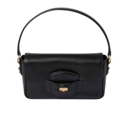 MIUMIU PENNY BAG BLACK 24CM 5BD270 ACRM F0K74 V OOO