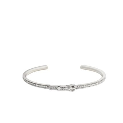 HERMES ETRIVIERE BRACELET WHITE GOLD H124407B 0015