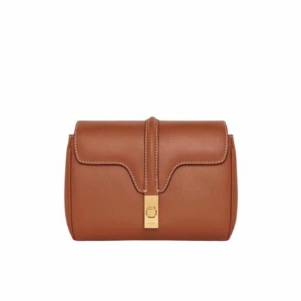 CELINE WOMEN SOFT IN SMOOTH BROWN 18CM