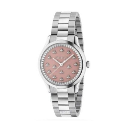 GUCCI G TIMELESS AUTOMATIC PINK DIAL 38MM YA1265033