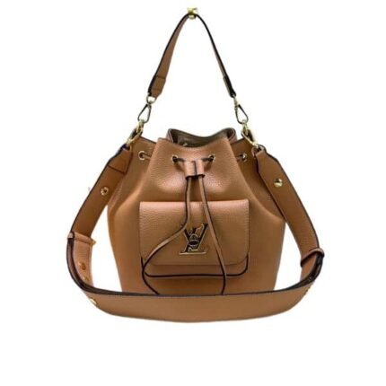 LOUIS VUITTON LOCKME BUCKET BROWN 23CM