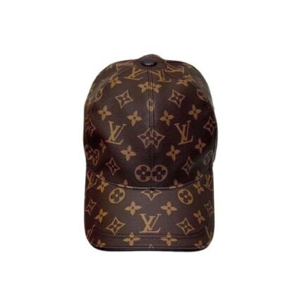 LOUIS VUITTON MONOGRAM COATED CANVAS CAP BROWN