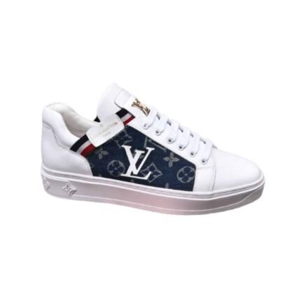 LOUIS VUITTON TRAINER WHITE DENIM