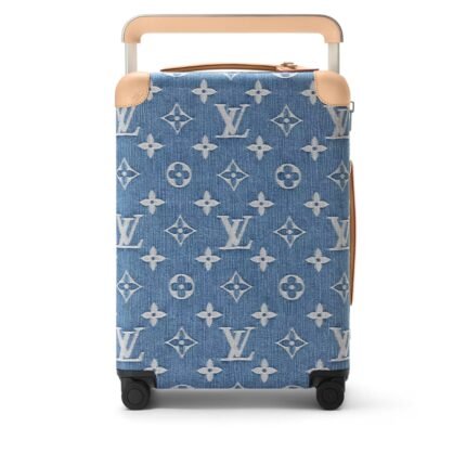 LOUIS VUITTON HORIZON 55 SUITCASE MONOGRAM COTTON CANVAS DENIM BLUE 55CM M24314