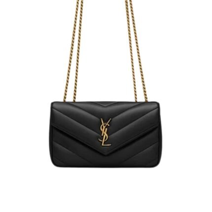 SAINT LAURENT LOULOU SMALL IN MATELASSÉ 24CM 801437AAEAX1000