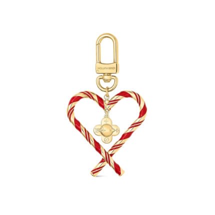 LOUIS VUITTON VIVIENNE XMAS BAG CHARM GOLD M02207