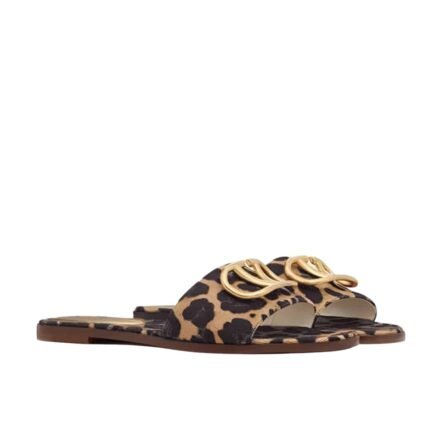 VALENTINO GARAVANI LEOPARD PRINT BUCKLE SANDALS 3W2S0BD5RQY 09J